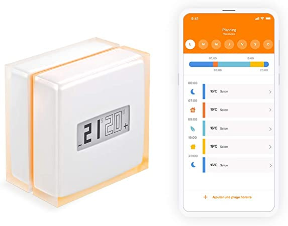 photo d'un thermostat connecte netatmo